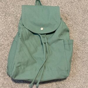 Green Canvas Backpack NWOT